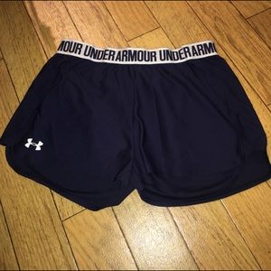 Navy blue Under Armour shorts